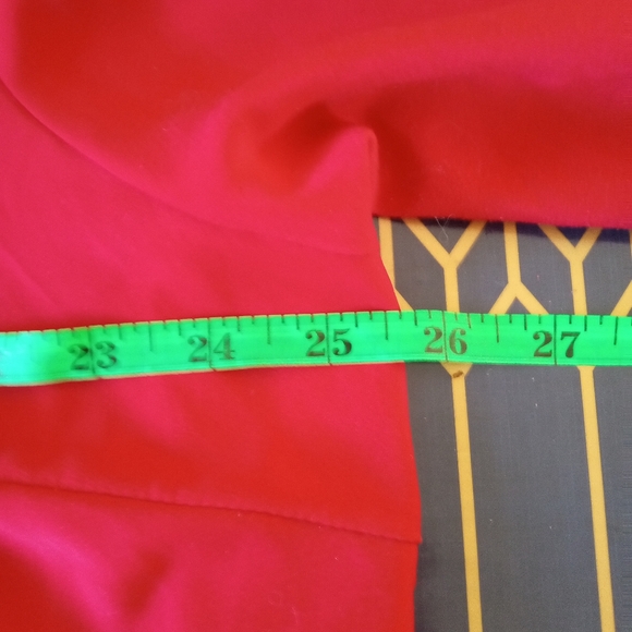 Eloquii Shirt, Size 22, Red Blouse, Night out, Party wear,  Bright, tied wrist, - Picture 9 of 11